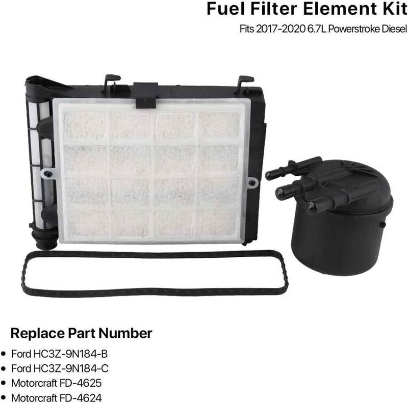 DURAFORCE FD4625AA FA1927 Kit For Ford 6.7L Powerstroke Super Duty Filters 2017-2019