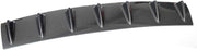 DURAFORCE Shark Fin 7 Wing Lip Diffuser Rear Bumper Chassis 33" Carbon Fiber ABS Universal
