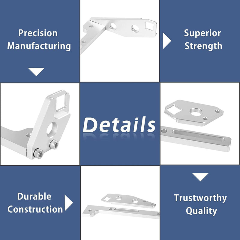 DURAFORCE Throttle Cable Bracket For LS1 Sheet Metal Intake Manifold Part Billet Aluminum