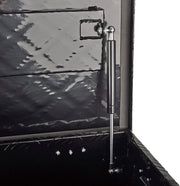 DURAFORCE 39x13x10 Inch Aluminum Pickup Truck Trunk Bed Tool Box Trailer Storage With Lock