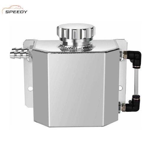 DURAFORCE 1000mL Aluminum Radiator Coolant Overflow Bottle Water Reservoir Tank Cap