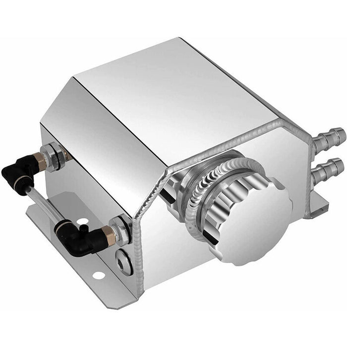 DURAFORCE 1000mL Aluminum Radiator Coolant Overflow Bottle Water Reservoir Tank Cap