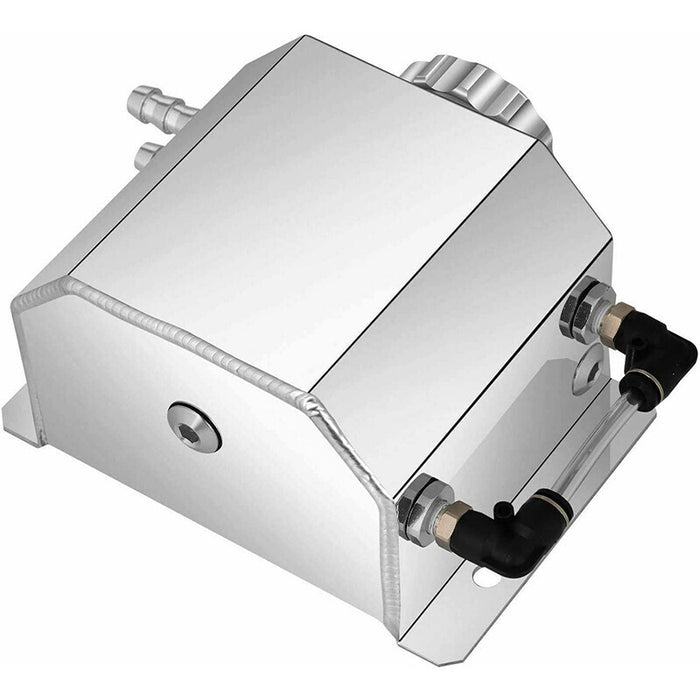 DURAFORCE 1000mL Aluminum Radiator Coolant Overflow Bottle Water Reservoir Tank Cap