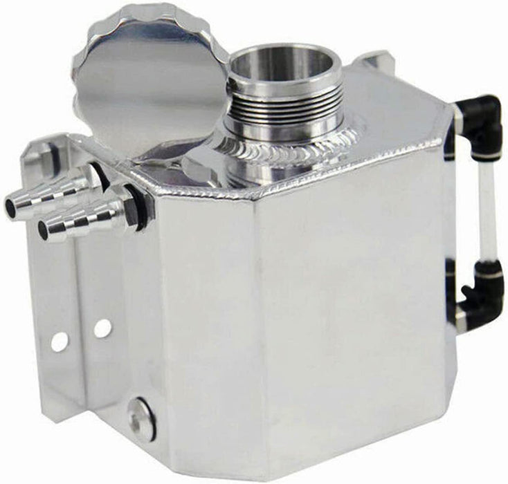 DURAFORCE 1000mL Aluminum Radiator Coolant Overflow Bottle Water Reservoir Tank Cap