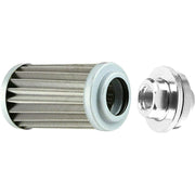 DURAFORCE Billet Aluminum AN6 AN8 AN10 Inline Fuel Gas Filter Bracket 30 Micron Universal