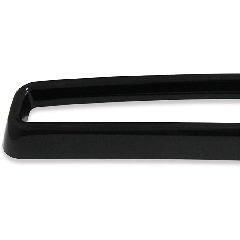 DURAFORCE Black Front Grill Mesh Grille Inserts Trim Cover for Dodge Challenger 2015-up
