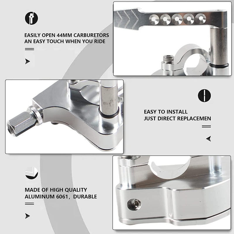 DURAFORCE Thumb Throttle Assembly for Honda TRX250R TRX300 TRX400EX TRX420 TRX450R TRX700