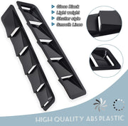DURAFORCE Universal Car Hood Vent Louver Scoop Cover Air Flow Intake Fit For Ford Honda US