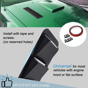 DURAFORCE Universal Car Hood Vent Louver Scoop Cover Air Flow Intake Fit For Ford Honda US