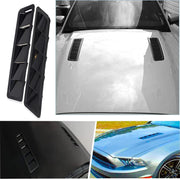 DURAFORCE Universal Car Hood Vent Louver Scoop Cover Air Flow Intake Fit For Ford Honda US