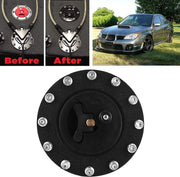 DURAFORCE Universal Fuel Cell Gas Tank Filler Cap Twist filler Plate Fittings USA
