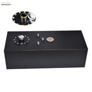 DURAFORCE 19 Gallon Aluminum Top Feed Fuel Cell Gas Tank+Cap+Level Sender 72L Black