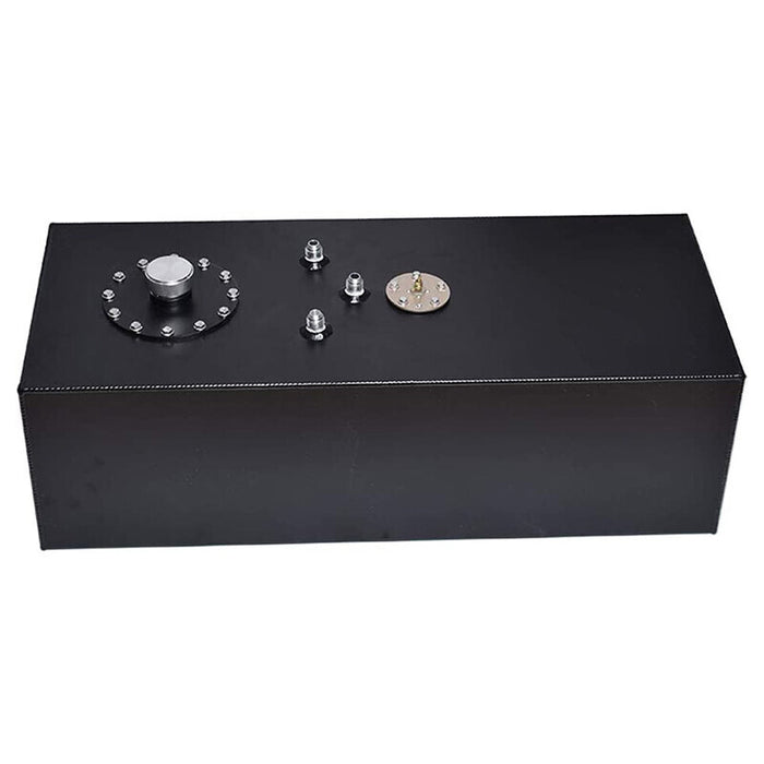 DURAFORCE 19 Gallon Aluminum Top Feed Fuel Cell Gas Tank+Cap+Level Sender 72L Black