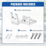 DURAFORCE for Acura RSX Transmission Shifter Cable Bracket Set for K Series Swap K20 K24