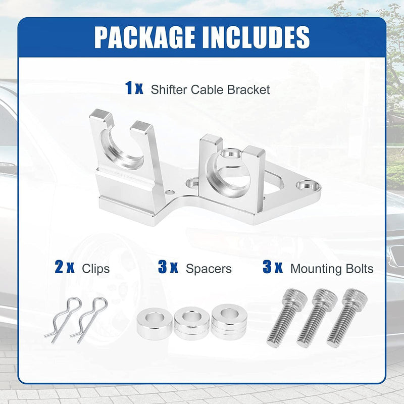 DURAFORCE for Acura RSX Transmission Shifter Cable Bracket Set for K Series Swap K20 K24