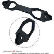 DURAFORCE Car Crossbar Battery Hold Down Bracket Holder Storage With J Hook Bolts 10 inch