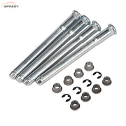 DURAFORCE Door Hinge Pin Bushing Kit 4 Sets 93356553 For 94-04 1994-2004 Chevy S10 GMC S15