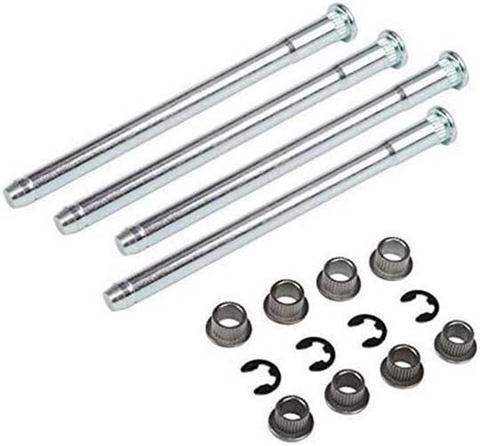 DURAFORCE Door Hinge Pins + Pin Bushing Kit For 88-02 Chevy GMC Fullsize Truck 2 Door 5.7L