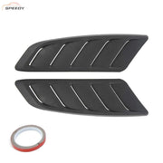 DURAFORCE 1 Pair Car Air Flow Intake Hood Scoop Vent Louver Panel Bonnet Cover Decor