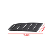 DURAFORCE 1 Pair Car Air Flow Intake Hood Scoop Vent Louver Panel Bonnet Cover Decor