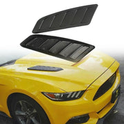 DURAFORCE 1 Pair Car Air Flow Intake Hood Scoop Vent Louver Panel Bonnet Cover Decor