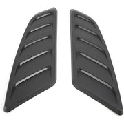 DURAFORCE 1 Pair Car Air Flow Intake Hood Scoop Vent Louver Panel Bonnet Cover Decor