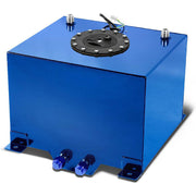 DURAFORCE 8 Gallon Universal Aluminum Racing/Drift Fuel Cell Tank + Level Sender Blue