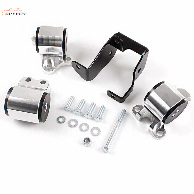 DURAFORCE Sliver 3 Bolt Engine Swap Mount Kit Fit For 1996-2000 Honda Civic EK B D Series