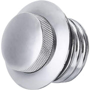 DURAFORCE Chrome Flush Pop Up Reservoir Gas Cap Vented Fuel Tank Fits For Harley Davidson