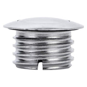 DURAFORCE Chrome Flush Pop Up Reservoir Gas Cap Vented Fuel Tank Fits For Harley Davidson