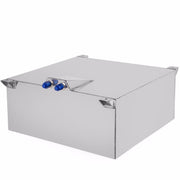 DURAFORCE 20 Gallon Lightweight Polished Aluminum Race Drift Fuel Cell Tank with Sensor
