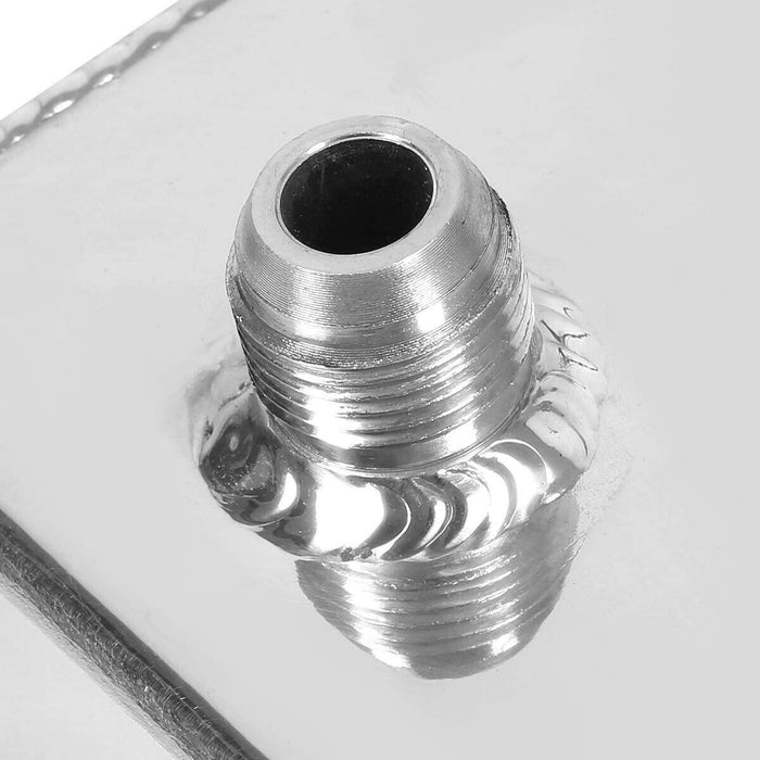 DURAFORCE 20 Gallon Lightweight Polished Aluminum Race Drift Fuel Cell Tank with Sensor