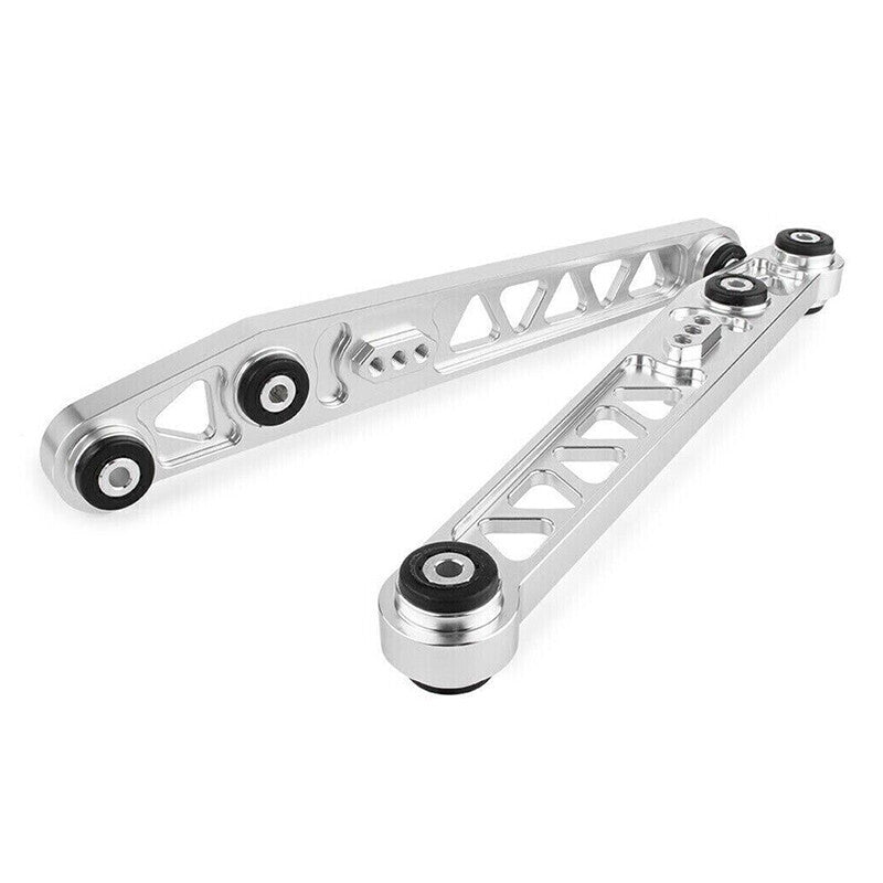 DURAFORCE Silver Rear Lower Control Arm Subframe Brace Tie Bar For Honda Civic 96-00 EK US