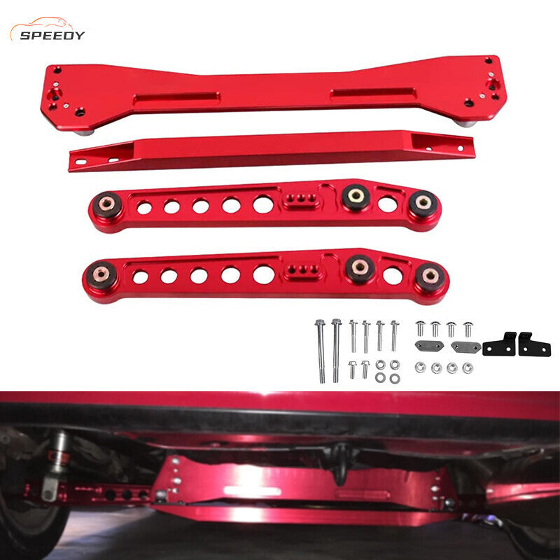 DURAFORCE Rear Lower Control Arm Tie Bar Subframe Brace Fi for Honda Civic EK 1996-2000 US