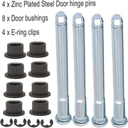 DURAFORCE Door Hinge Pins and Bushing Kit 2 Door 4 Pin Fit for 94 - 04 Chevy S10 GMC S15 S