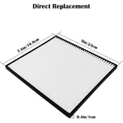 DURAFORCE Cabin Air Filter For Kenworth, Peterbilt S-9034 S28571 F37-1018 PA30269 AF56102