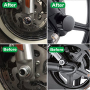DURAFORCE 1 Pair Thick Cut Front Axle Cap Nut Covers For Harley Davidson Road king Special