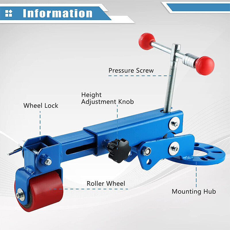DURAFORCE Fender Roller Tool Lip Rolling Reforming Extending for Automobile Maintenance