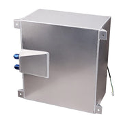 DURAFORCE 8 Gal Fuel Cell Gas Tank Aluminum Polished Racing Street with Level Sender Silve