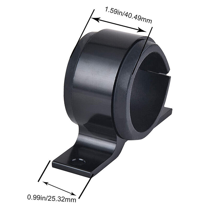 DURAFORCE Inline 100 Micron Fuel Filter 6AN 8AN 10AN Adapter 50MM+ Mount Bracket Universal