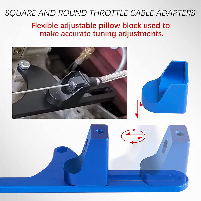 DURAFORCE Throttle Cable Bracket For 4150 4160 Series throttle brackets Billet Adjustable
