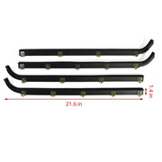 DURAFORCE Door Window Seal Belt Weatherstrip 4 Piece Fit For 1987-97 Ford F150 F250 F350