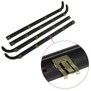 DURAFORCE Door Window Seal Belt Weatherstrip 4 Piece Fit For 1987-97 Ford F150 F250 F350