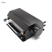 DURAFORCE Black Universal 2L Coolant Radiator Overflow Tank Expansion Reservoir Aluminum S