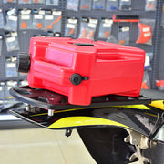 DURAFORCE 1.3 Gallon Red Gas Tank with Lock & Key for Car Motorcycle UTV SUV ATV Off Road