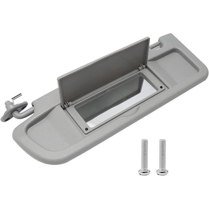 DURAFORCE Left Driver Side Sun Visor for Honda Civic 2006-2011 Light Gray 83280-SNA-A01ZC