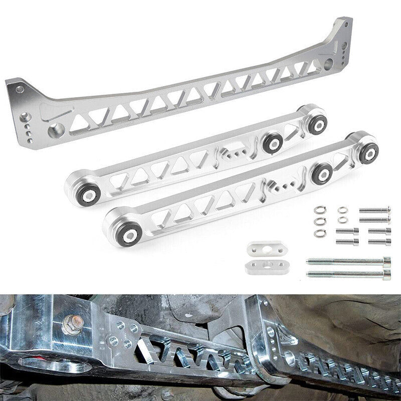 DURAFORCE Billet Lower Control Arm + Subframe Brace 1996-2000 For Honda Civic EK LCA New