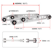 DURAFORCE Billet Lower Control Arm + Subframe Brace 1996-2000 For Honda Civic EK LCA New
