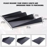 DURAFORCE For New Edge Ford Mustang 4 Shark Fins Car Rear Bumper Lip Diffuser Splitter US