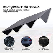 DURAFORCE For New Edge Ford Mustang 4 Shark Fins Car Rear Bumper Lip Diffuser Splitter US